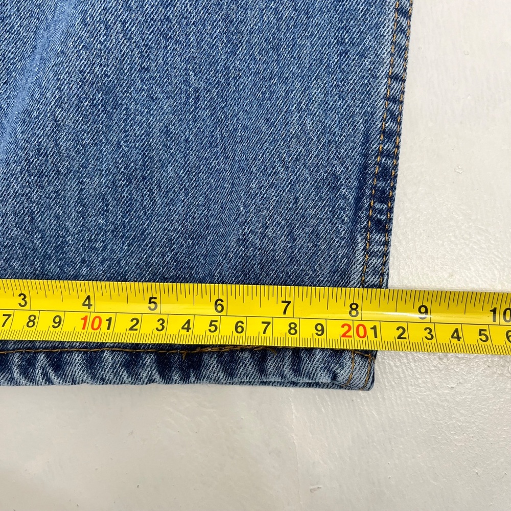 Levi Strauss & Co. 505 Mens Size 36x29 Straight Ankle Jeans Blue Denim 5-Pocket - Picture 8 of 12
